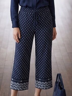 LOFT Pants with Diamond Motif